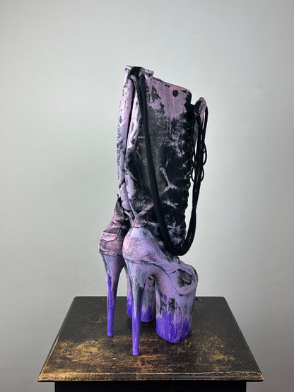 SAC À TALON PEINT